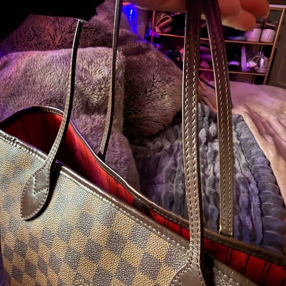 Louis Vuitton Neverfull MM Damier ebene Brown tote bag & bag shaper organizer - Picture 14 of 16